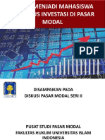 Suksess Menjadi Mahasiswa Sekaligus Investasi Di Pasar Modal