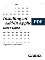 Installing An Add-In Application: User's Guide
