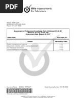 Oae 001 Assessment of Professional Knowledge - Early Childhood pk-3