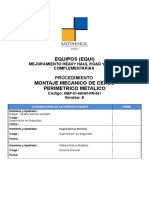 Modelo para Elaboración de PET Bambas MONTAJE MECANICO