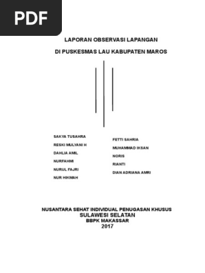 Laporan Observasi Lapangan