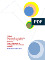 El Proceso de Investigación en El Enfoque Hipotético-Deductivo