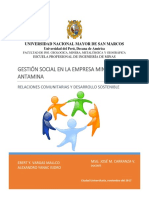 Gestion Social de Antamina