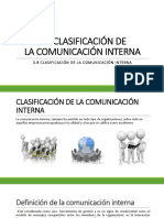 3.8 Clasificacion de La Comunicacion Interna