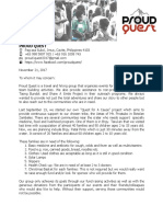 Proud Quest Letter PDF