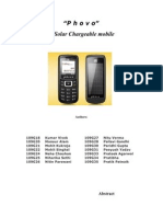 "Phovo" A Solar Chargeable Mobile: Authors