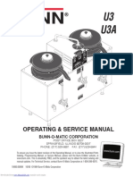 Operating & Service Manual: Bunn-O-Matic Corporation
