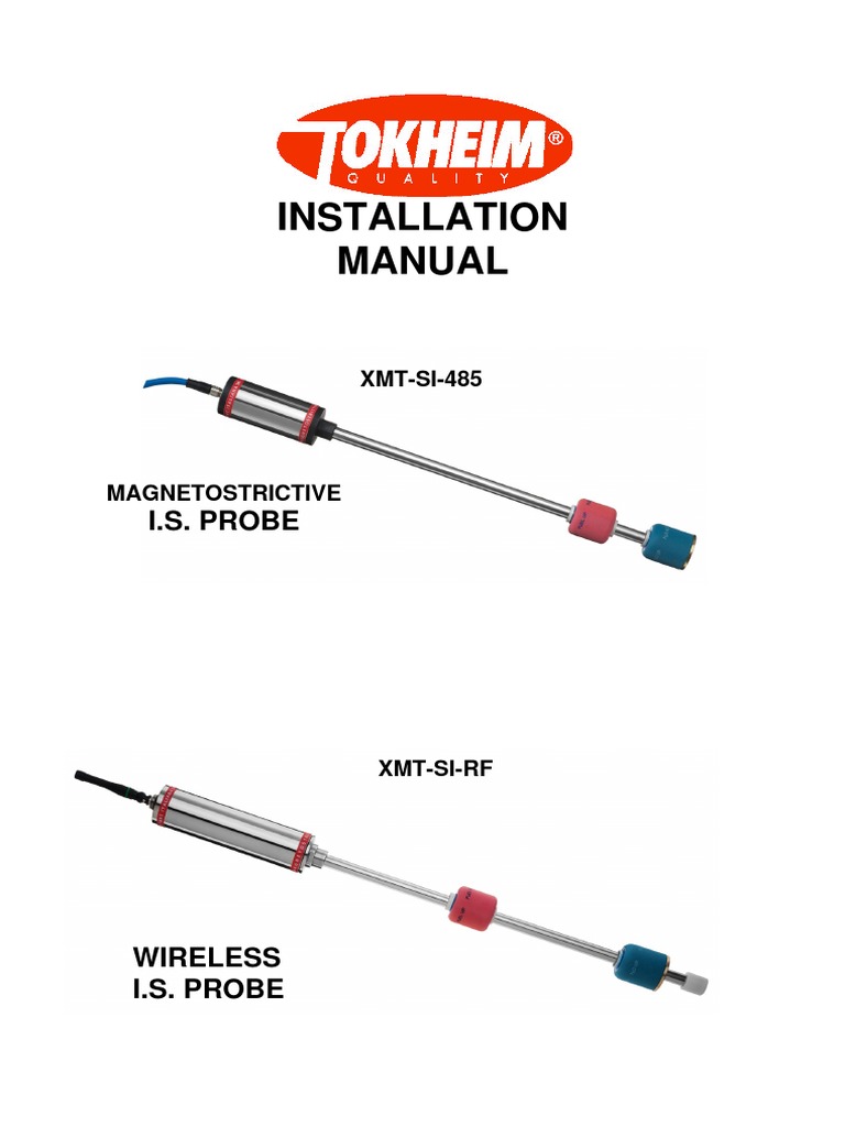 Tokheim Progauge XMT-SI Probe Rev.4 | PDF | Electrical Wiring | Transmitter