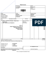 Invoice of 44500