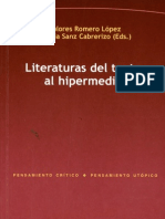 Literaturas Del Texto Al Hipermedia