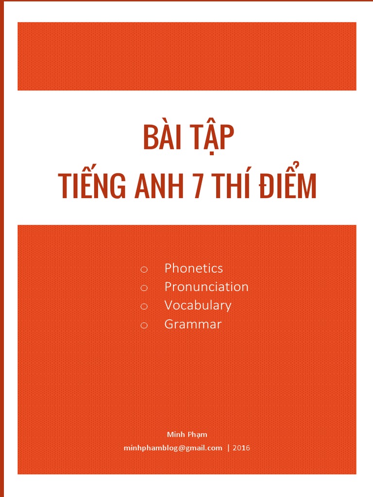 Sach Bai Tap Tieng Anh Lop 7 Thi Diem PDF | PDF