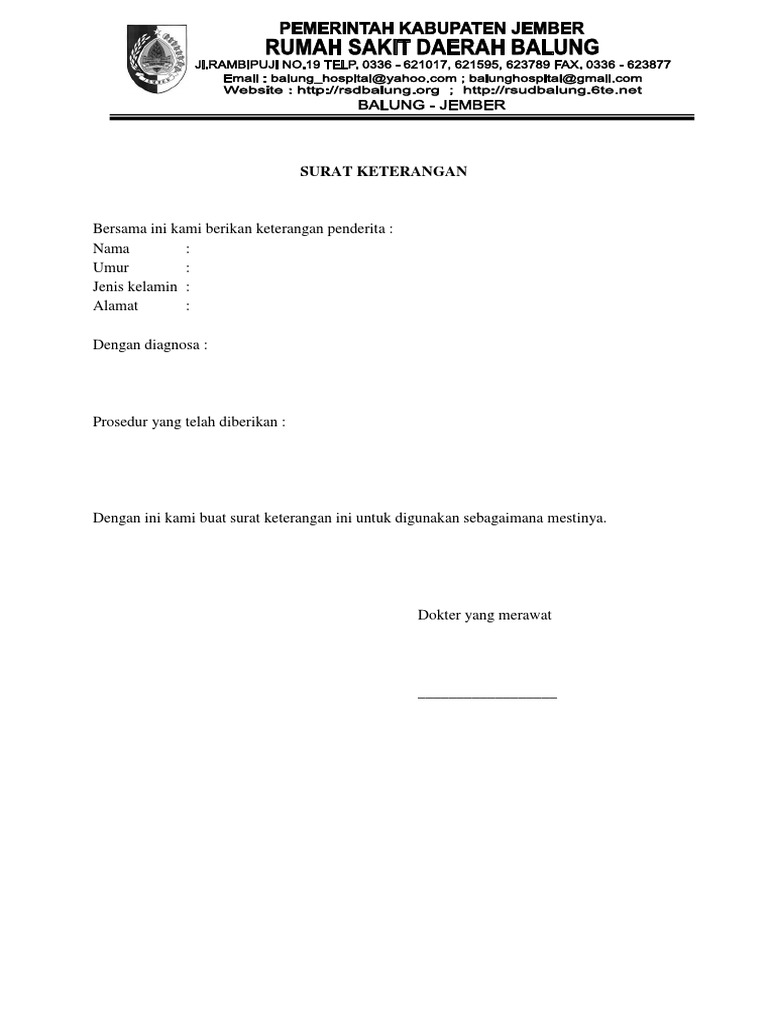 Surat Keterangan Dodik 2