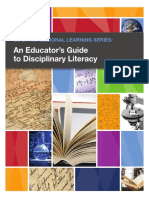 An Educator's Guide To Disciplinary Literacy, - NYC DOE Publication