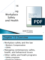 Managing Workplace Safety and Health