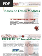Download Bases de Datos de Medicina by Jampieer Sanchez Castillo SN36672191 doc pdf