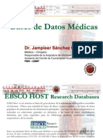 Bases de Datos de Medicina