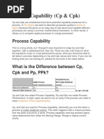 Process Capability