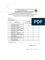 Daftar Tilik Evaluasi Informed Consent