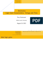 Logic Gate Characteristics: Voltage and Time