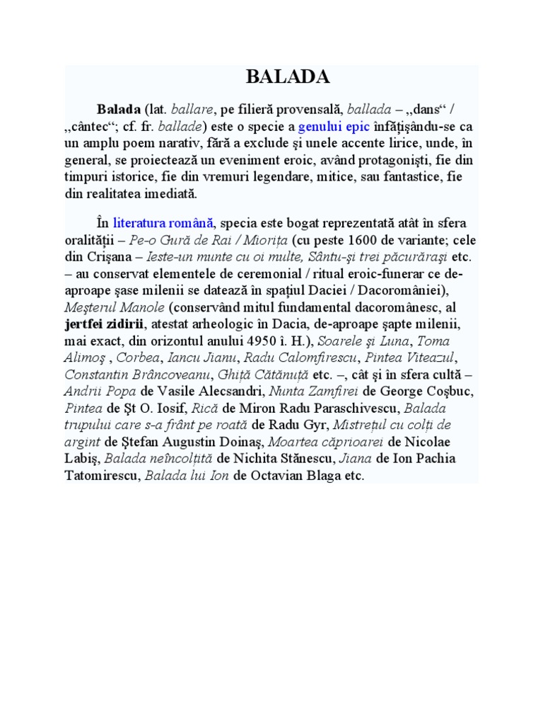 BALADA | PDF