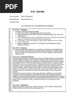 hr 126-046  police training act 