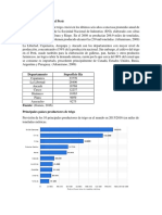 Producción de Trigo en El Perú