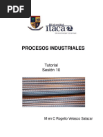 Procesos Industriales Sesión 10