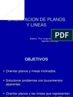 Orientaciones de Planos y Lineas