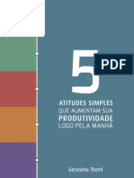 Ebook - 5 Atitudes Simples Que Aumentam Sua Produtividade Logo Pela Manhã PDF
