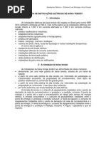 PROJETOS DE INSTALAÇÕES ELÉTRICAS DE BAIXA TENSÃO - NBR 5410