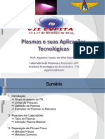 Plasmas e Suas Aplicações Tecnológicas PDF