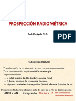 Prospección radiométrica para minerales