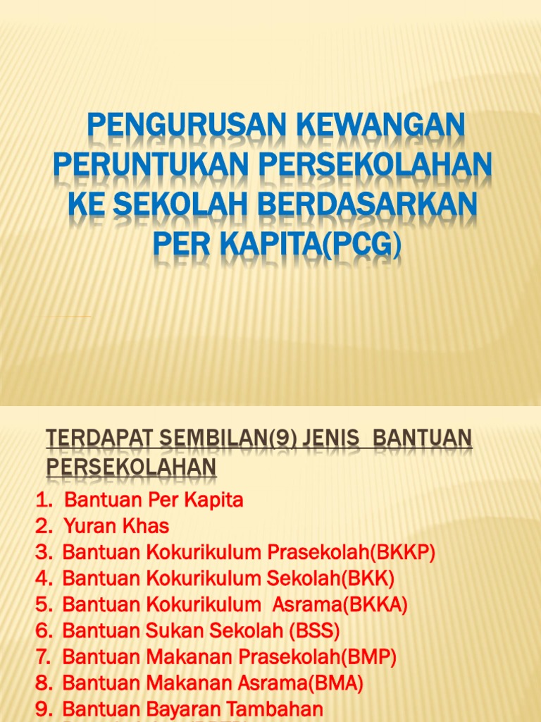 Garis Panduan Pengurusan Kewangan Peruntukan Persekolahan Ke Sekolah  PDF