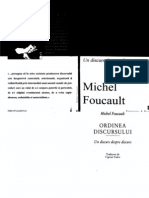 3683199 Michel Foucault Ordinea Discursului Vol 1