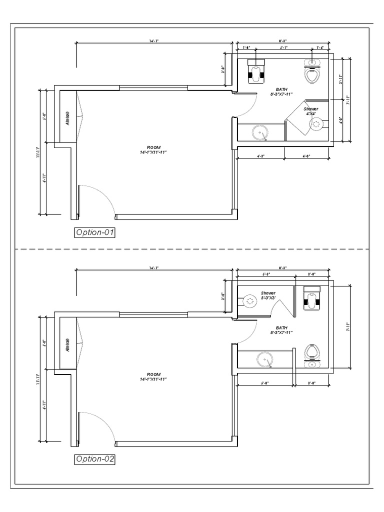 Standard Bathroom Design PDF