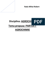 Partea 1 - Agrochimie