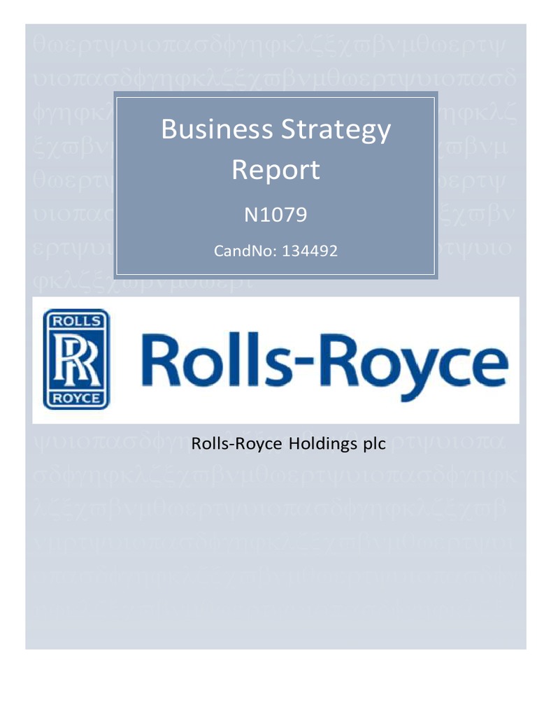Rolls-Royce Business Strategy Analysis | PDF | Strategic Management | Swot  Analysis