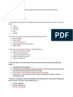 Soal Tentang Pemrograman Kelas X