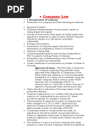 Company Law