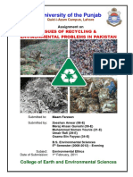 Issues of Recycling & Env. Protec. in Pak