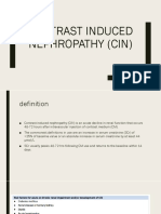 Contrast Induced Nephropathy (Cin)