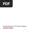Download Suzuki Shogun r 125 Service Manual by ChristinaMalahayatiLaksamana SN366747070 doc pdf