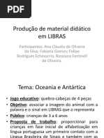 Produção de Material Didático Em LIBRAS