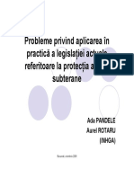 Probleme La Stabilirea Perimetrelor de Protectie 2009