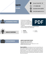 Curriculum Vitae Format Jhon Capote