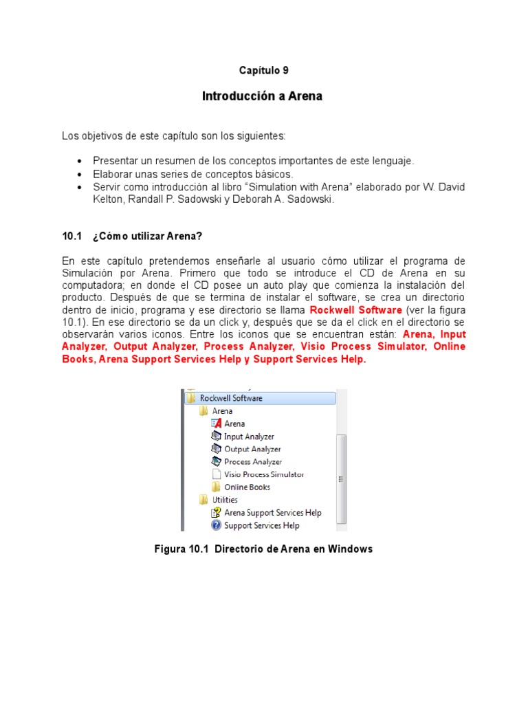 Software Arena | PDF | Ventana (informática) | Simulación