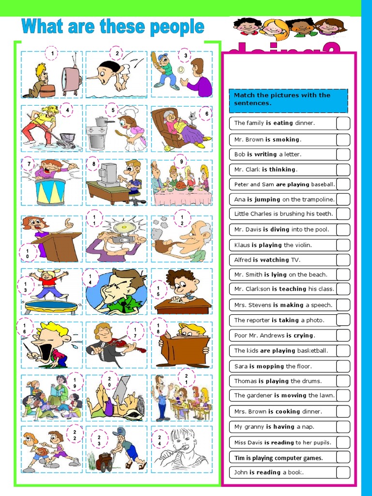 Daily Activities Illustrated | PDF | Leisure