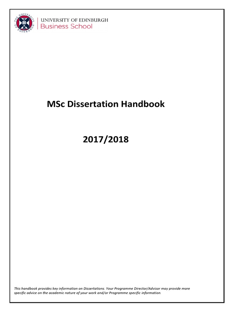 qmu dissertation handbook