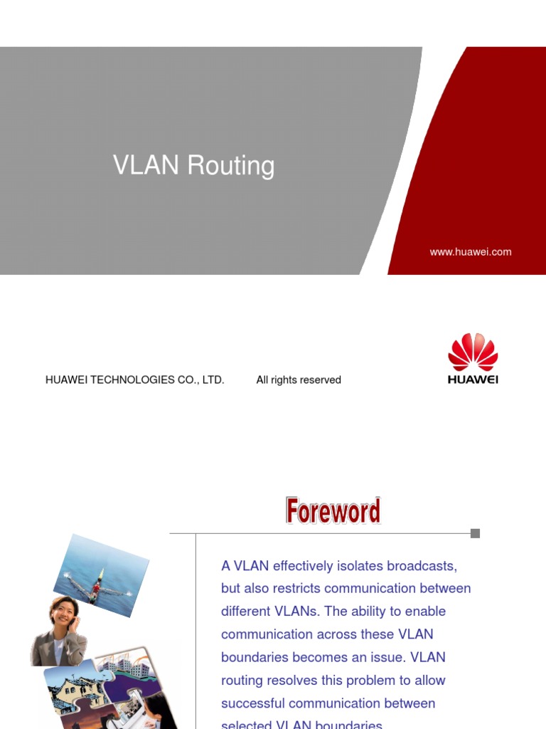 Configuring VLAN Routing on Huawei L3 Switch | PDF | Network Switch ...