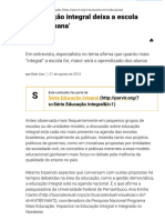 A Educação Integral Deixa A Escola Mais Humana' - PORVIR